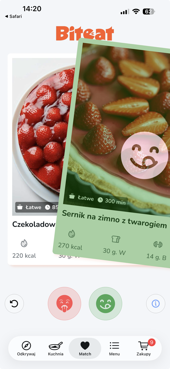 BitEat Recipe Screen